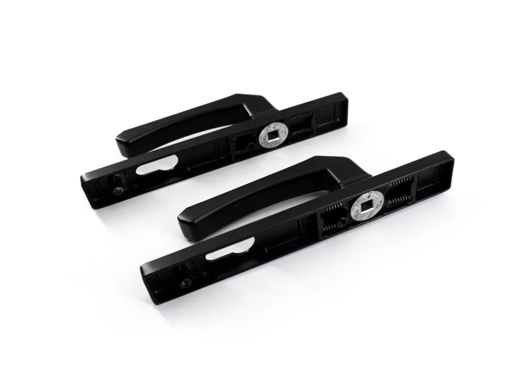 MB22/Ck262 China Customization Flat Door Series Aluminum Alloy Black Door Handle 30.2mm